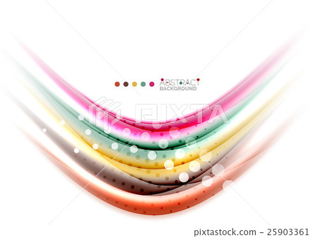 Multicolored lines on white, motion concept Multicolored lines on white, motion concept 25903361