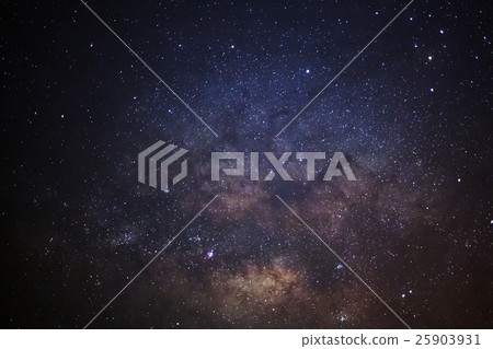 Milky Way Galaxy. Long exposure photograph 25903931