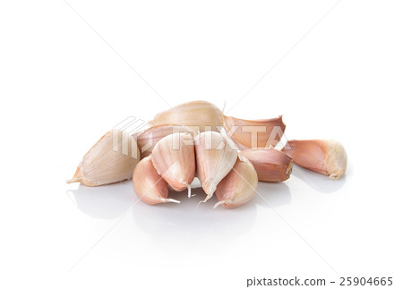 Garlic isolated on white background Garlic isolated on white background 25904665