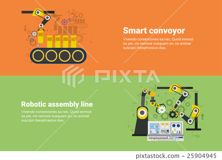 Smart Conveyor, Robotic Assembly Line Industrial Smart Conveyor, Robotic Assembly Line Industrial 25904945