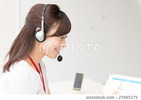 中年女性，女商人，WEB會議 25905275