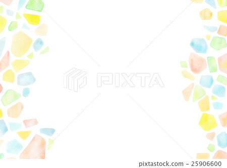 Watercolor texture Geometric jewelry 25906600