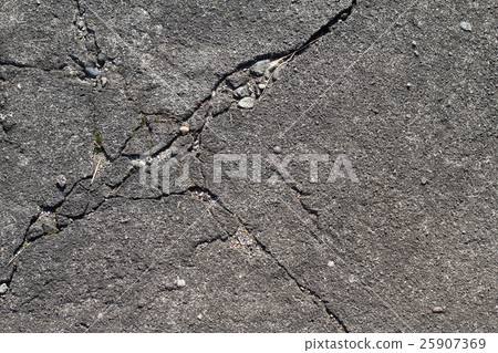 紋理·開裂混凝土 25907369