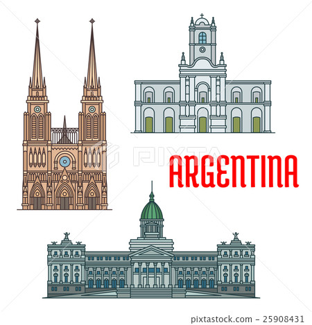 Famous churches and palaces of Argentina 25908431