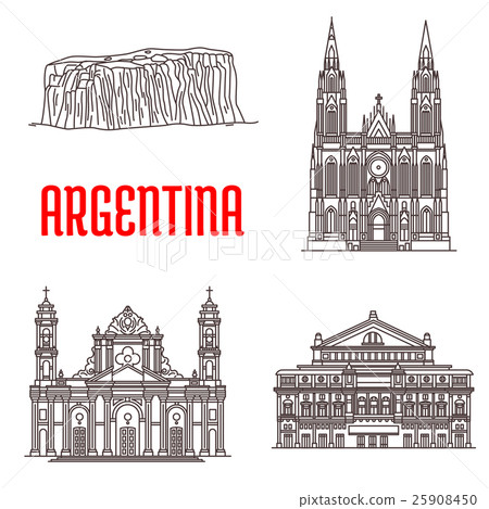 Argentina natural and architecture landmarks 25908450