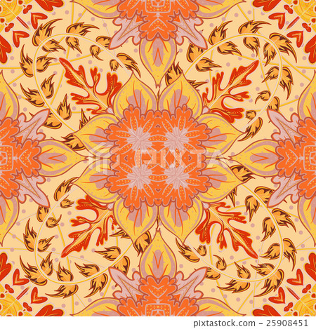 Gorgeous seamless patchwork pattern from blue 25908451