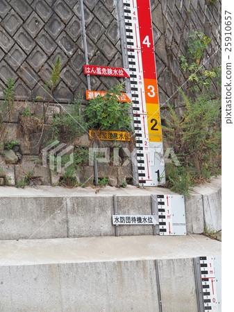 River level indicator plate 25910657