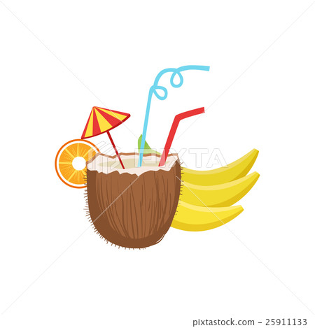 Cocktail In Coconut Hawaiian Vacation Classic Cocktail In Coconut Hawaiian Vacation Classic 25911133