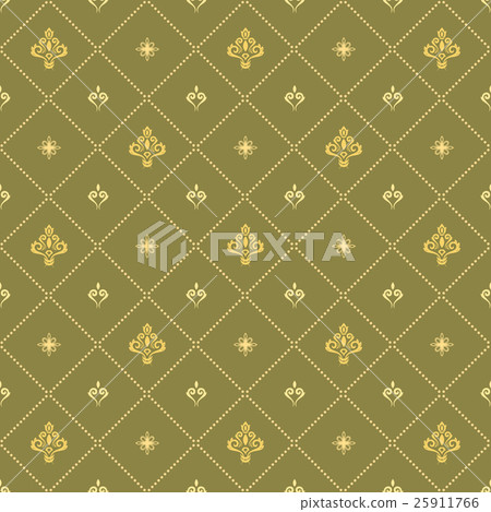 Seamless Pattern With Royal Lily Seamless Pattern With Royal Lily 25911766