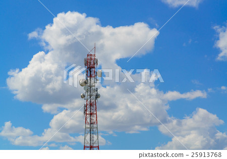 Mobile phone communication antenna tower Mobile phone communication antenna tower 25913768