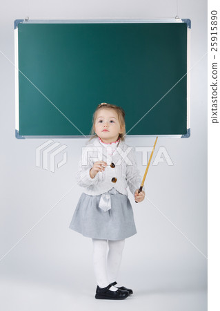 cute little girl with blackboard cute little girl with blackboard 25915890