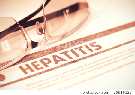 Diagnosis - Hepatitis. Medicine Concept. 3D 25916123