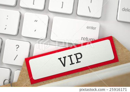 Archive Bookmarks of Card Index with VIP. 3D. 25916171