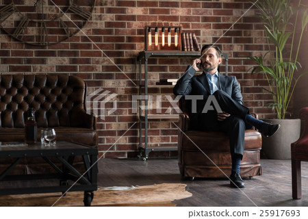Nice handsome businessman involved in the 25917693