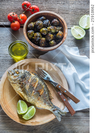 Grilled Dorade Royale Fish 25918662