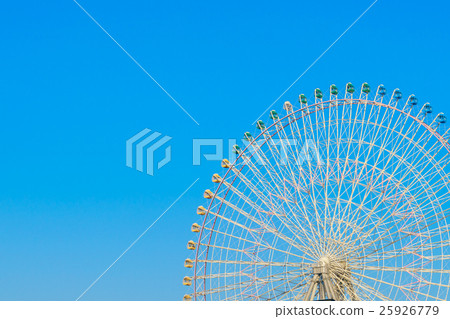 Ferris Wheel with Blue Sky Ferris Wheel with Blue Sky 25926779