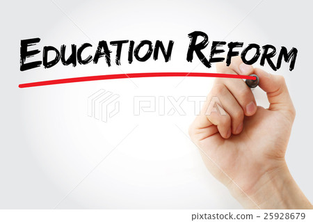 Hand writing Education Reform with marker Hand writing Education Reform with marker 25928679