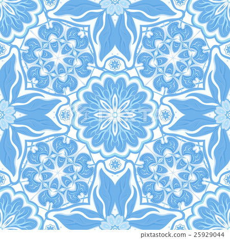 Seamless tile background, Arabic, Indian patterns 25929044