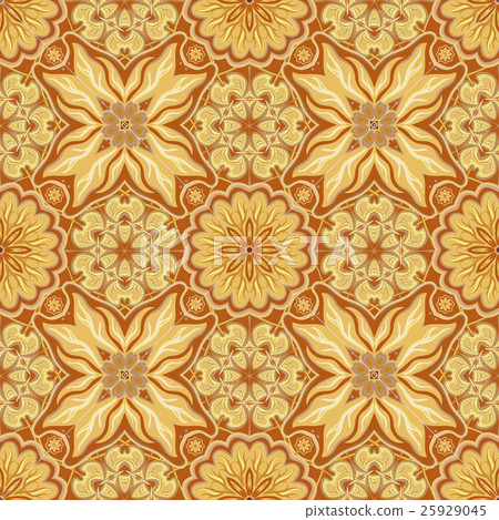 Seamless tile background, Arabic, Indian patterns 25929045