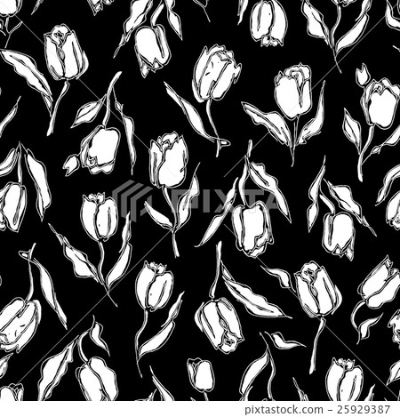 Tulip pattern Tulip pattern 25929387