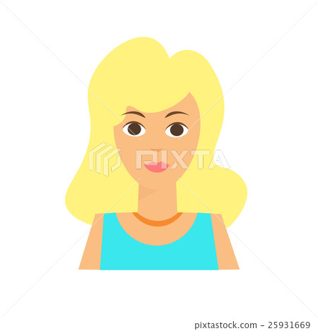 German Woman Flat. Vector German Woman Flat. Vector 25931669