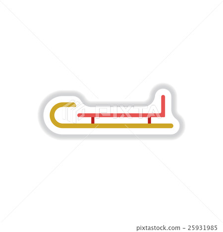 Vector illustration in paper sticker style Vector illustration in paper sticker style 25931985