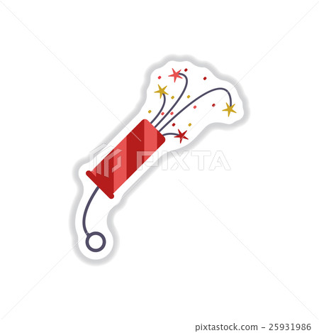 Vector illustration in paper sticker style Vector illustration in paper sticker style 25931986
