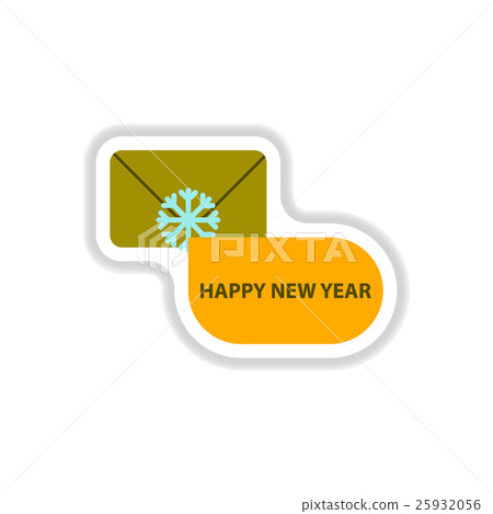 Vector illustration in paper sticker style 25932056