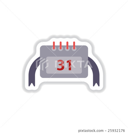Vector illustration in paper sticker style 25932176