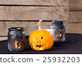 Funny Halloween pumpkin 25932203