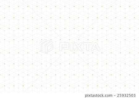Geometric abstract pattern with connected line and 25932503