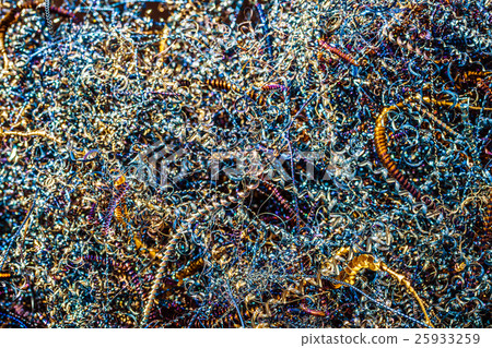 Metal shavings background 25933259