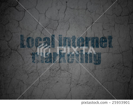 Advertising concept: Local Internet Marketing on 25933901