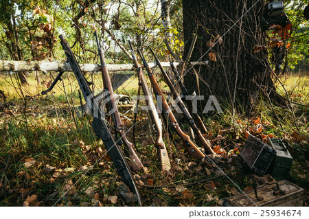 German and Soviet russian military ammunition of German and Soviet russian military ammunition of 25934674