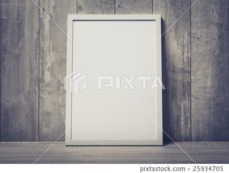 empty modern style frame on composition wall 25934705