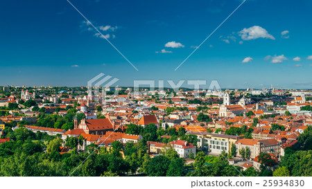 Cityscape Of Vilnius, Lithuania In Summer 25934830