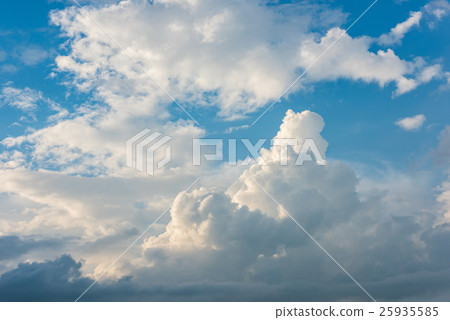 Dramatic sky with clouds 25935585