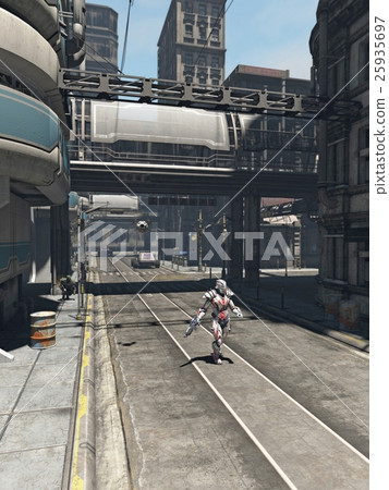 Future City - Soldier on Patrol 25935697