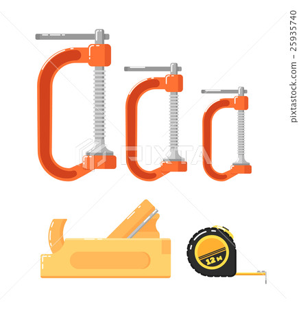 Building tools isolated on white background 25935740