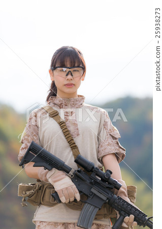 生存遊戲軍事女性形象 25938273