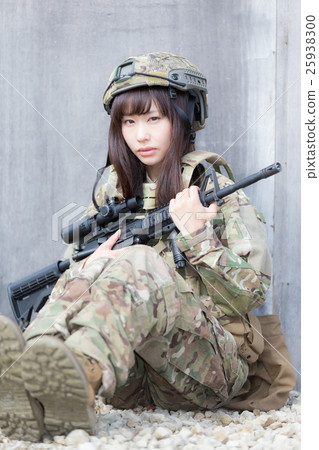 Survival game Military female image Survival game Military female image 25938300