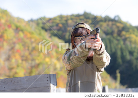 生存遊戲軍事女性形象 25938332