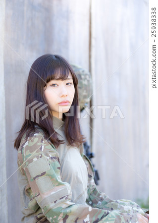 生存遊戲軍事女性形象 25938338