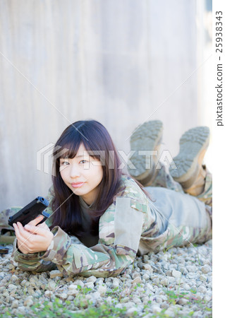 Survival game Military female image Survival game Military female image 25938343