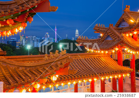 Kuala Lumpur skyline, view from Thean Hou Temple Kuala Lumpur skyline, view from Thean Hou Temple 25938687