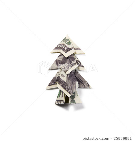 Money Origami Christmas tree Money Origami Christmas tree 25939991