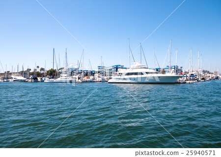 Boats on Water at Marina Del Ray  25940571