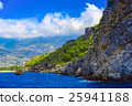Rocky seashore with ships 25941188