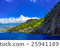 Rocky seashore with ships 25941189
