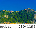 Castle in Alanya built at top of hill 25941198